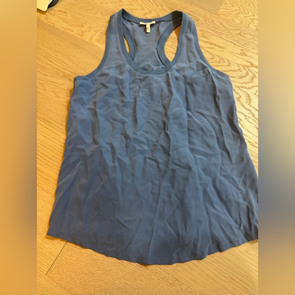 Joie Alicia 100% Silk Women's light blue Racerback Sleeveless Top XXS